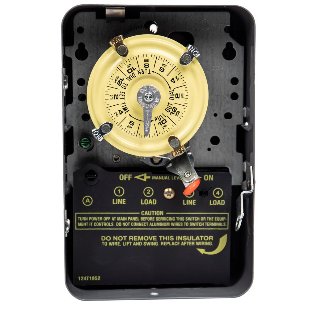 intermatic 40amp 240volt electric water heater time switch