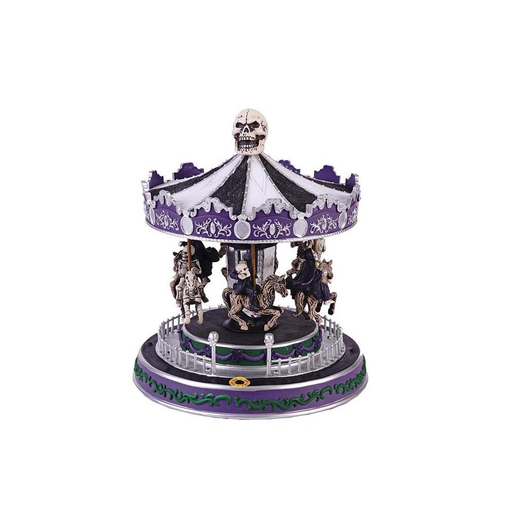  Home Accents Holiday 12 in Animated Halloween Carousel 