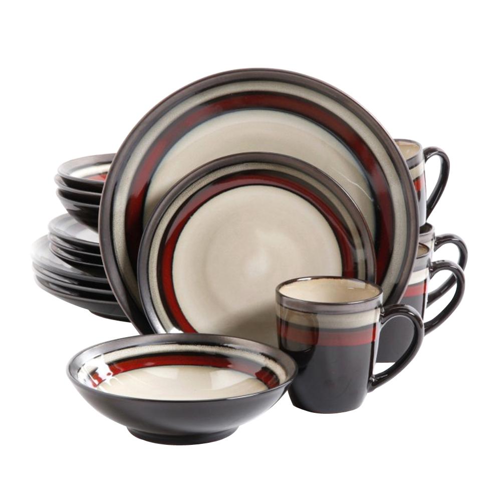 Sango Centrics Emerald 16Piece Dinnerware Set468616W The Home Depot