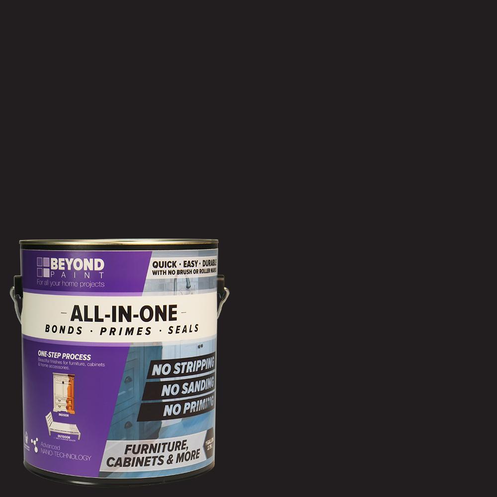 Beyond Paint 1 gal. Licorice Furniture, and More MultiSurface