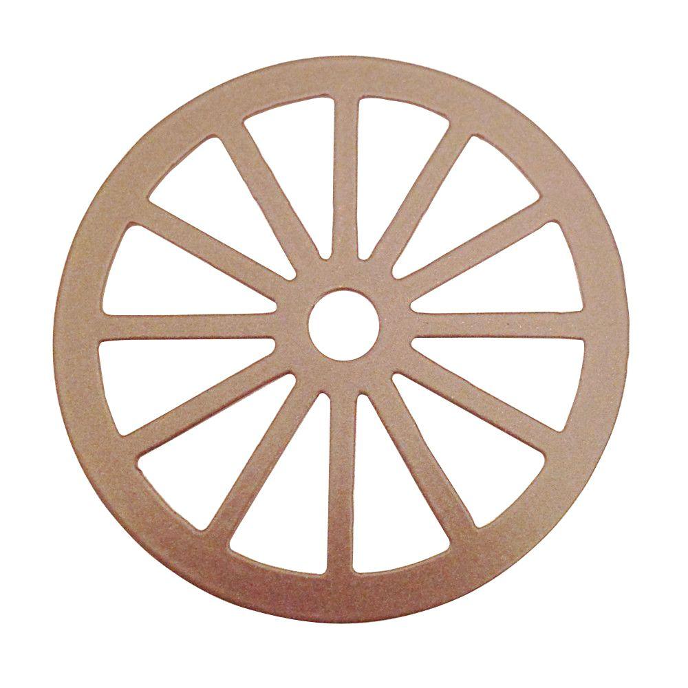 Quiet Glide 3-1/8 in. Dia Wagon Wheel Decorative Satin ...