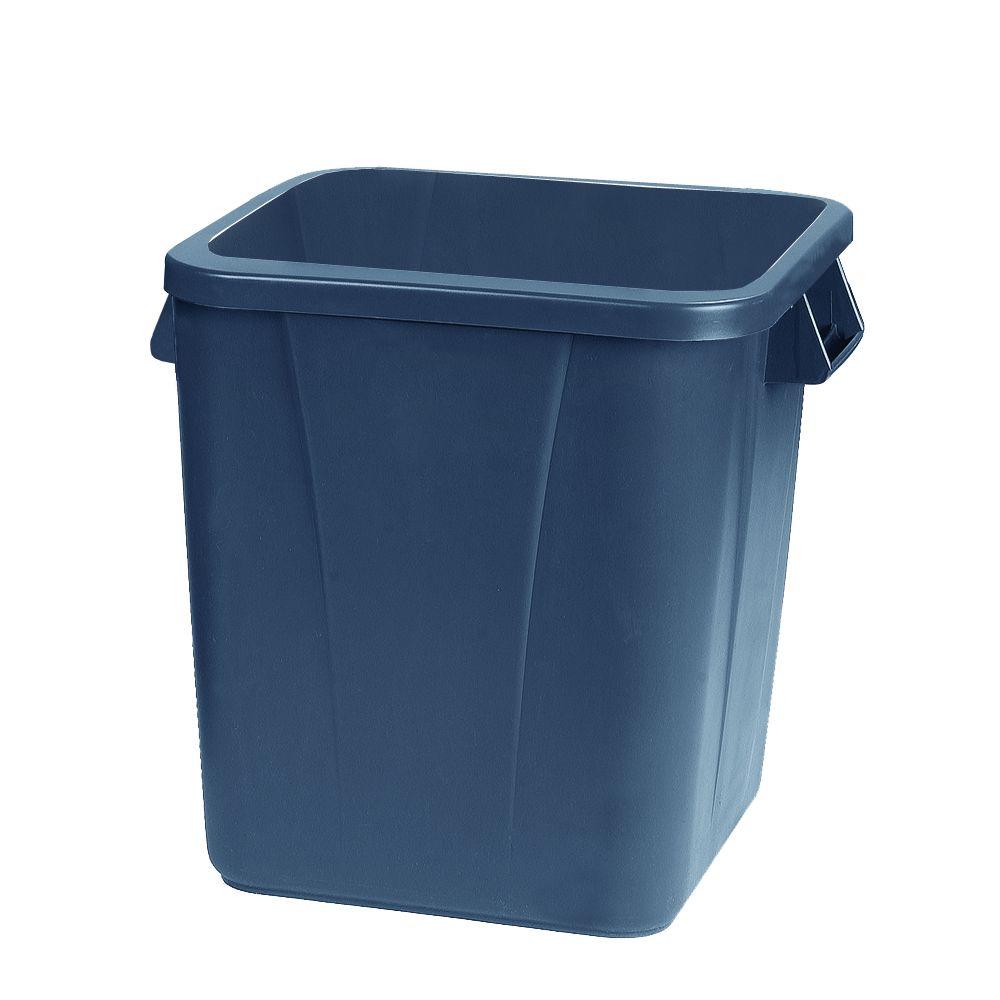Carlisle Bronco 28 Gal. Gray Square Trash Can (6Pack)34152823 The
