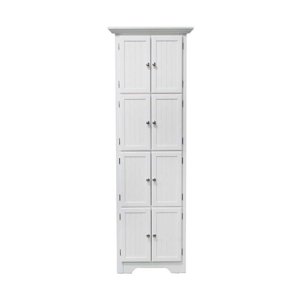 Boyel Living 8 Door White Corner Cabinet Jhca0007 1 The Home Depot