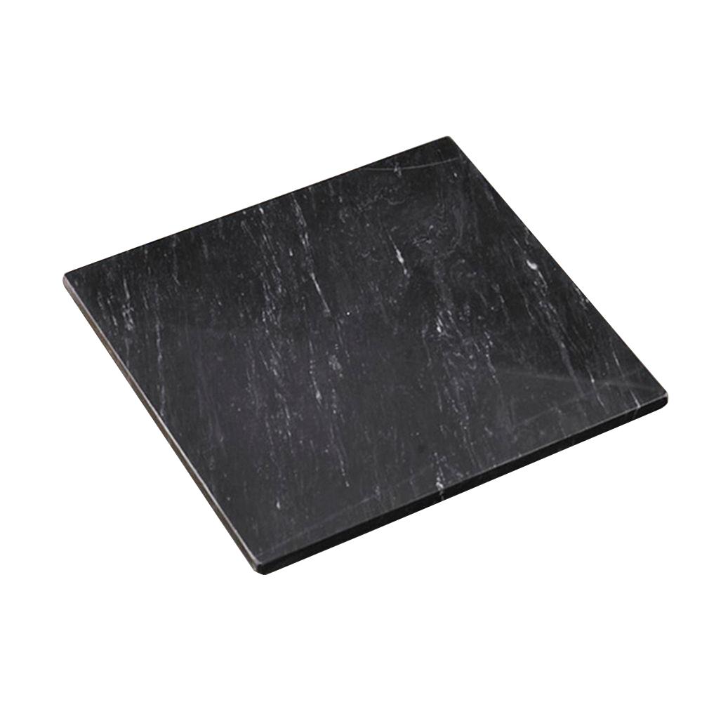 Serving Plater Creative Home 74752 Natural Stone Black Marble 12 x 12 Cheese Board