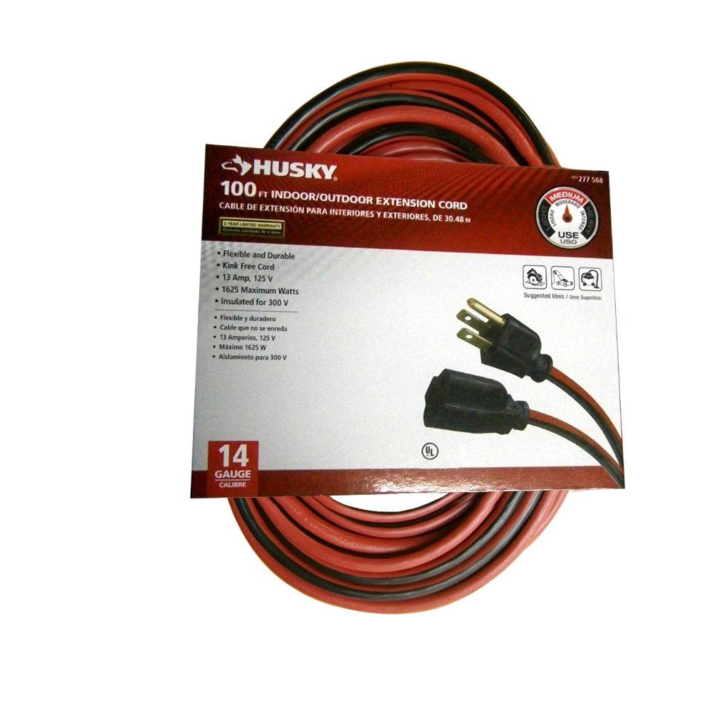 100 ft. 14/3 Extension Cord-AW62609 - The Home Depot