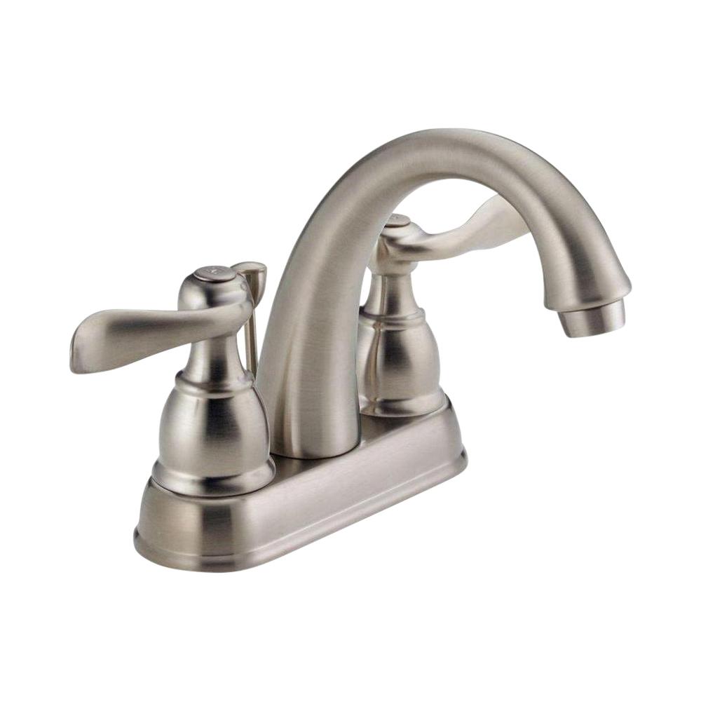 Delta Windemere 4 In Centerset 2 Handle Bathroom Faucet With