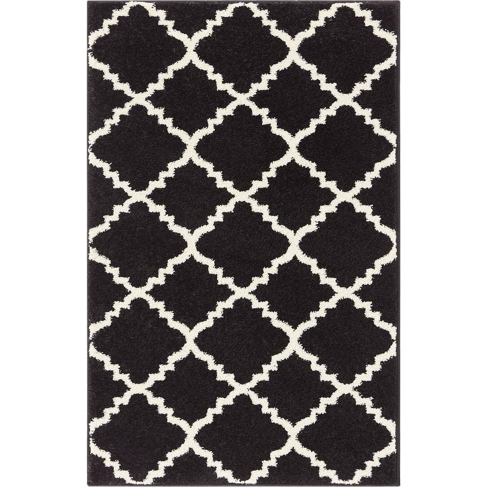 Well Woven Sydney Lulu S Lattice Trellis Black 2 Ft X 4 Modern Area Rug Well Woven Sydney Lulu S Lattice Trellis Black 2 Ft X 4 Modern Area Rug