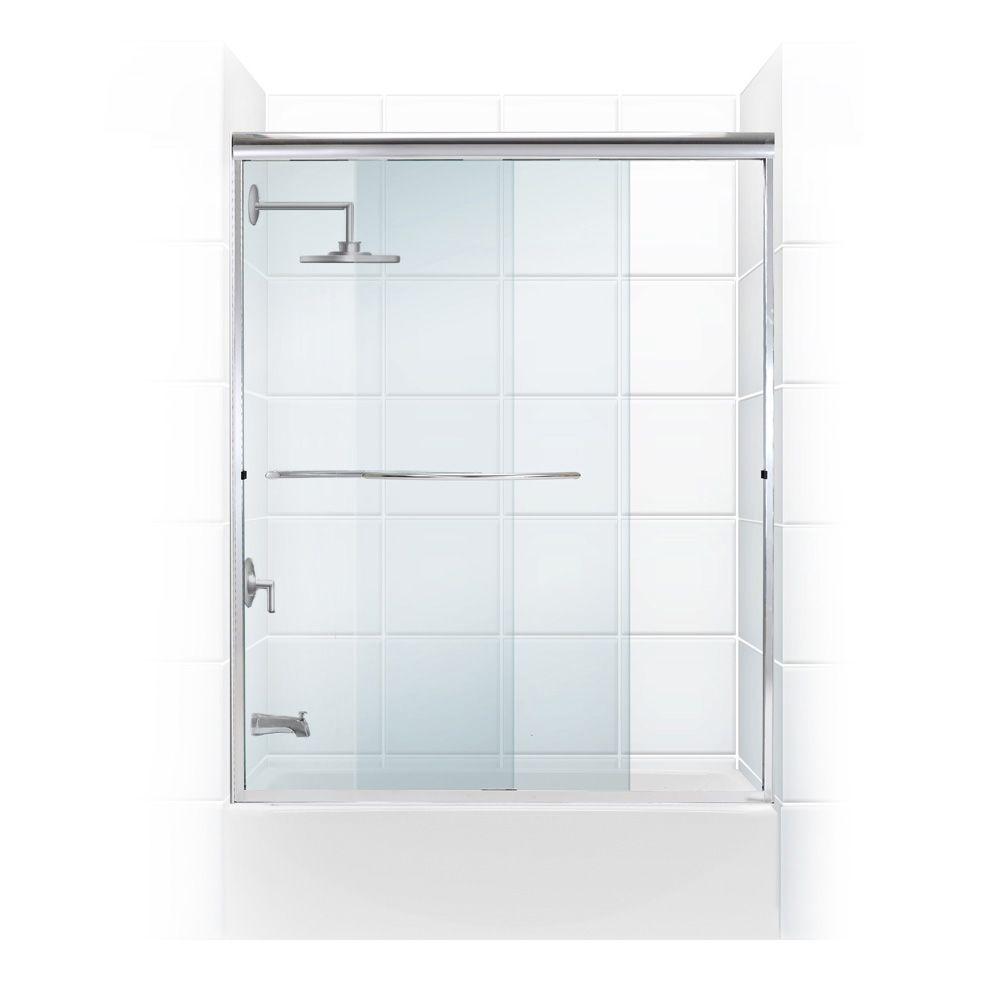 Coastal Shower Doors Paragon 3 8 Series 60 In X 58 In Semi