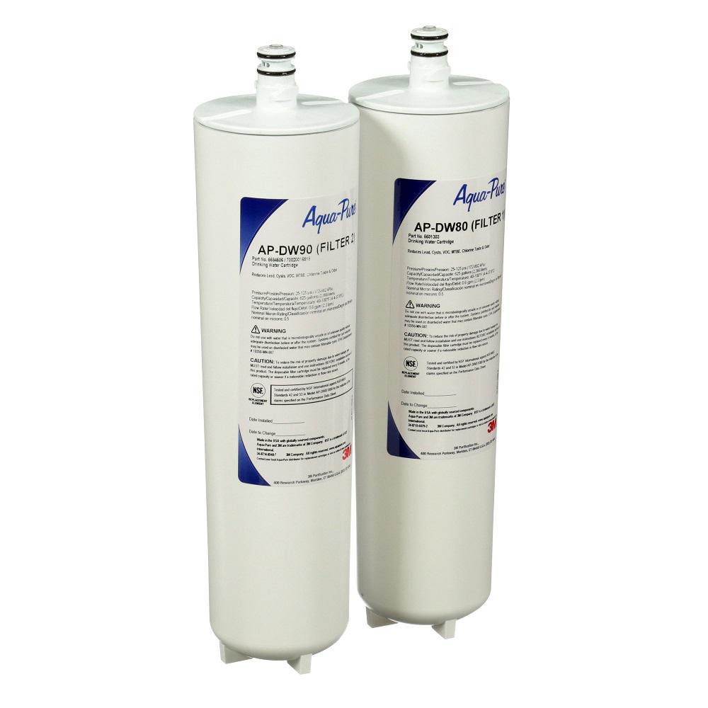 3M AquaPure Under Sink Dedicated Faucet Water Filtration System APDWS1000 (1 Per Case)AP