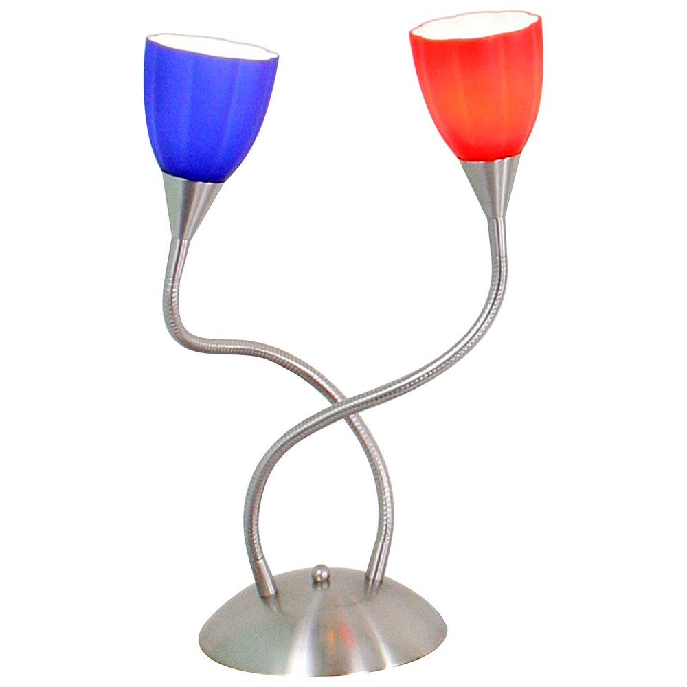 Lumisource 24 In Gooseneck Table Lamp Medusa Tbl 2arm The Home Depot Gooseneck Table Lamp