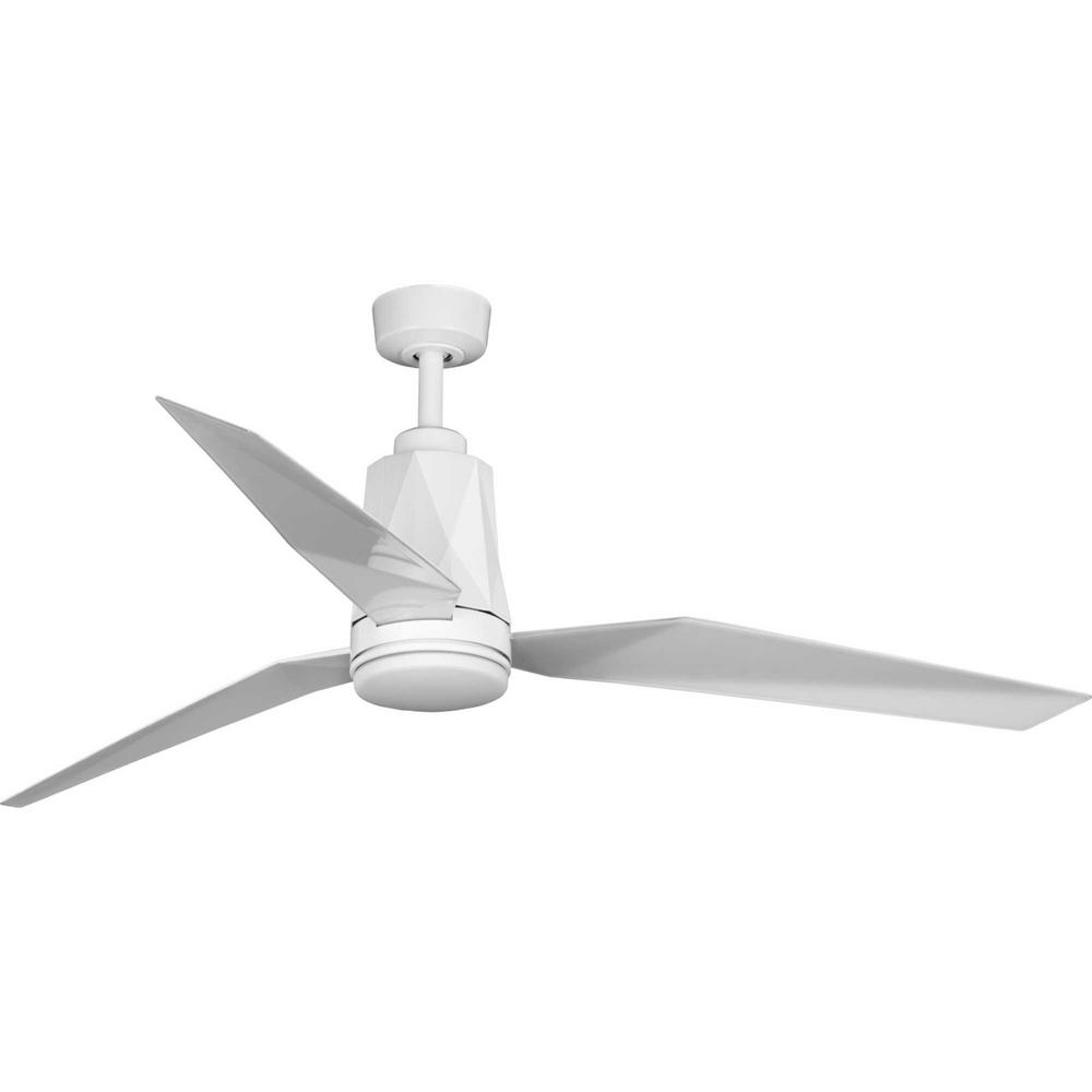 Progress Lighting Bixby Collection White Ceiling Fan P250038 030 Bixby Collection White Ceiling Fan
