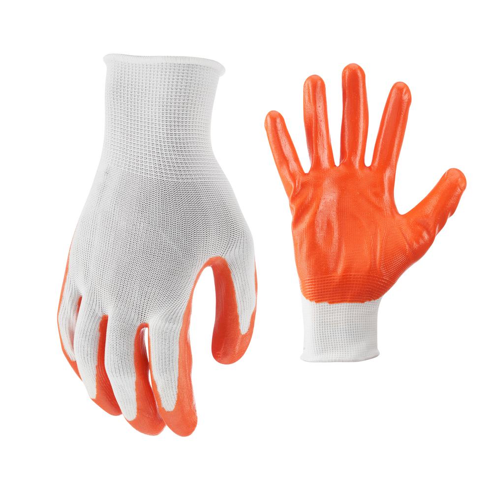 FIRM GRIP Large Nitrile Coated Work Gloves (5 Pair)5558032 The Home
