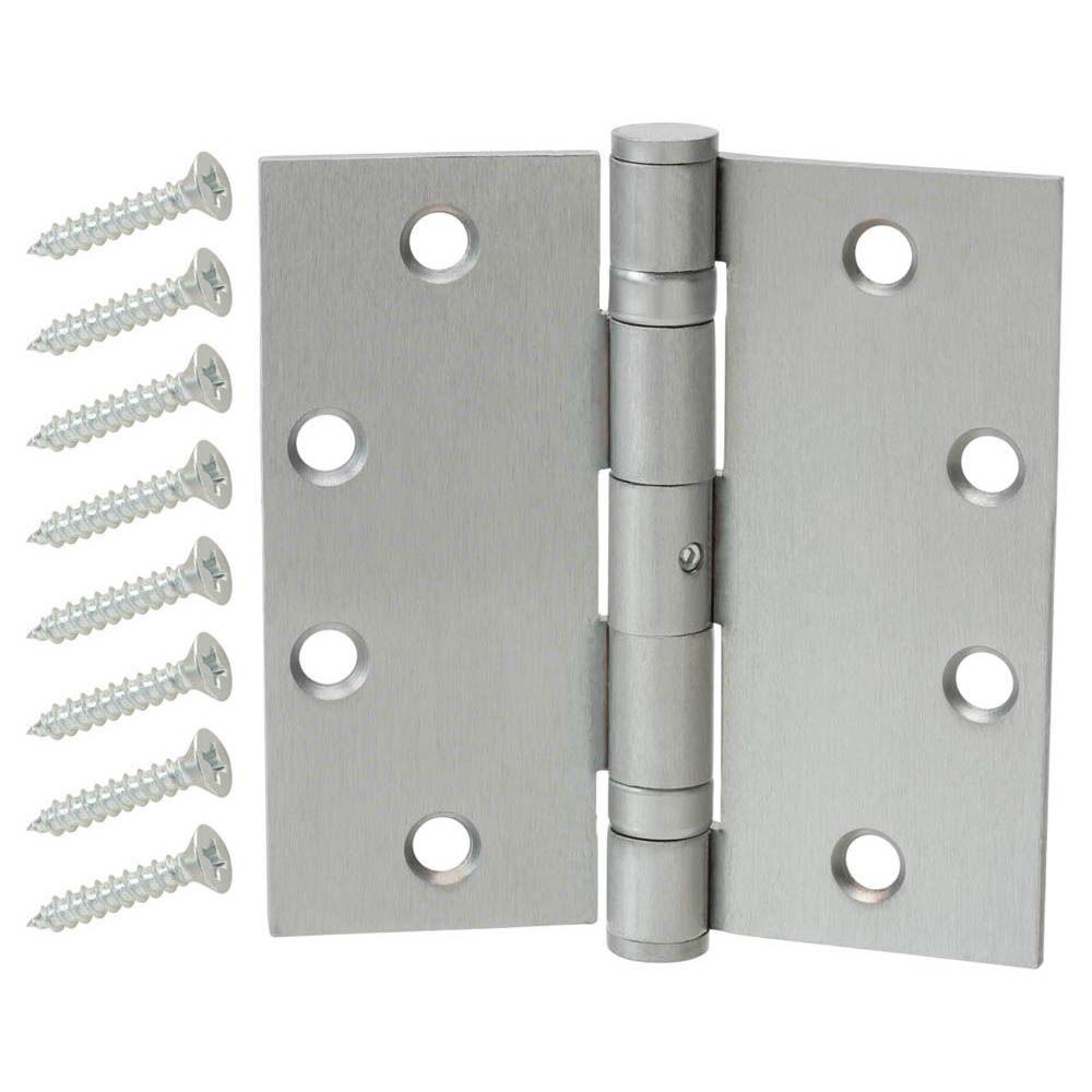 Satin Chrome Ball Bearing Hinge-20472 