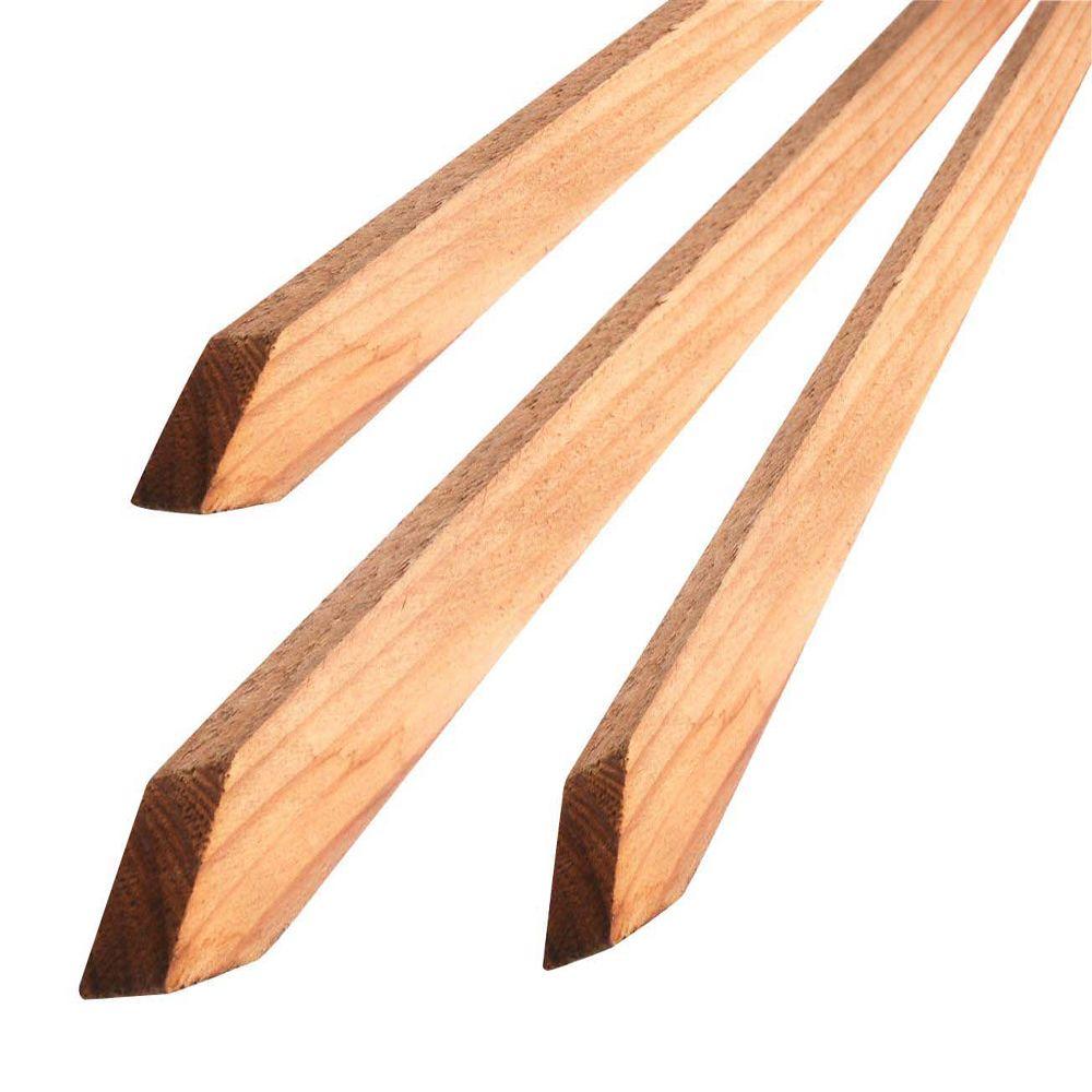 Bond Manufacturing 1 In X 1 In X 8 Ft Redwood Tree Stake 25