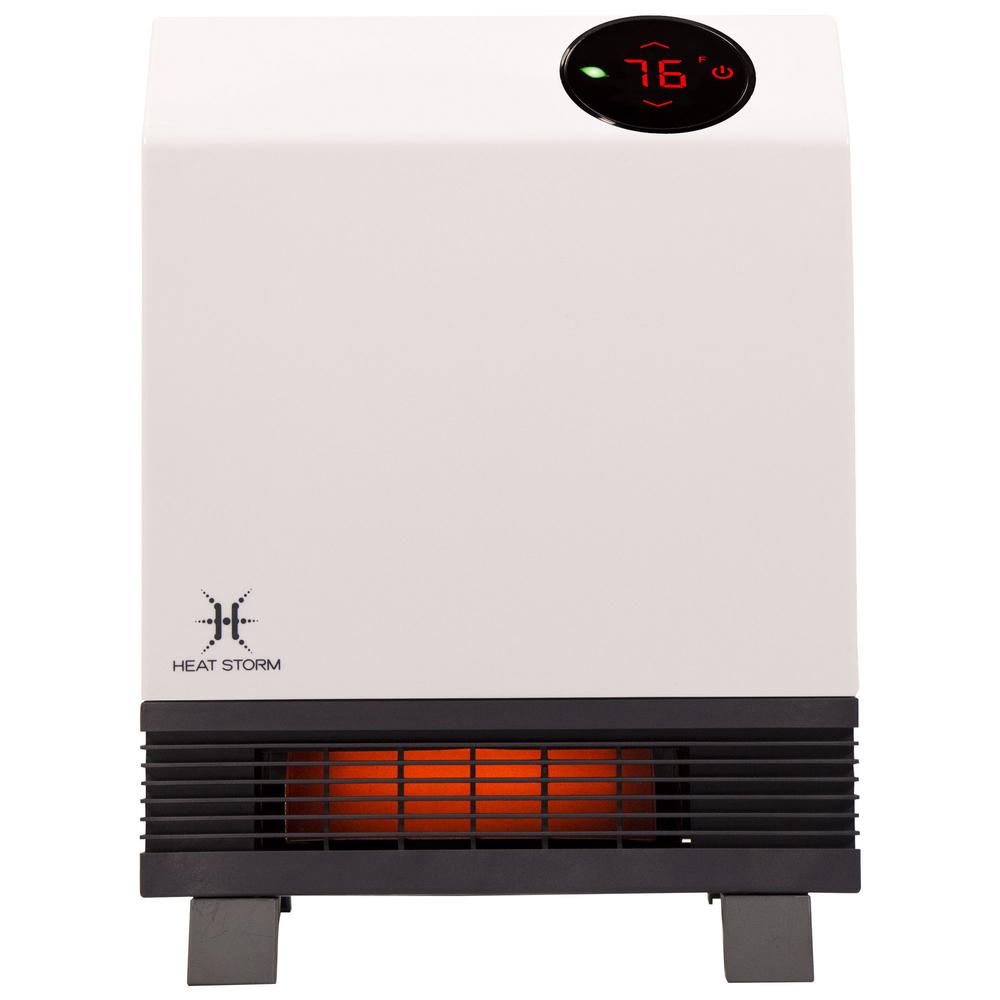 Details About Portable Space Heater Infrared Quartz Floor To Wall Unit Remote Quiet 1 000 Watt