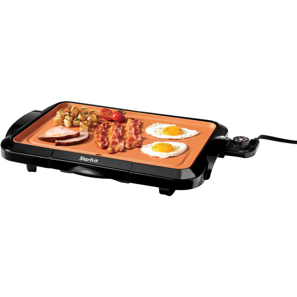 Starfrit Eco 176 sq. in. Copper Electric Griddle0244120040000 The