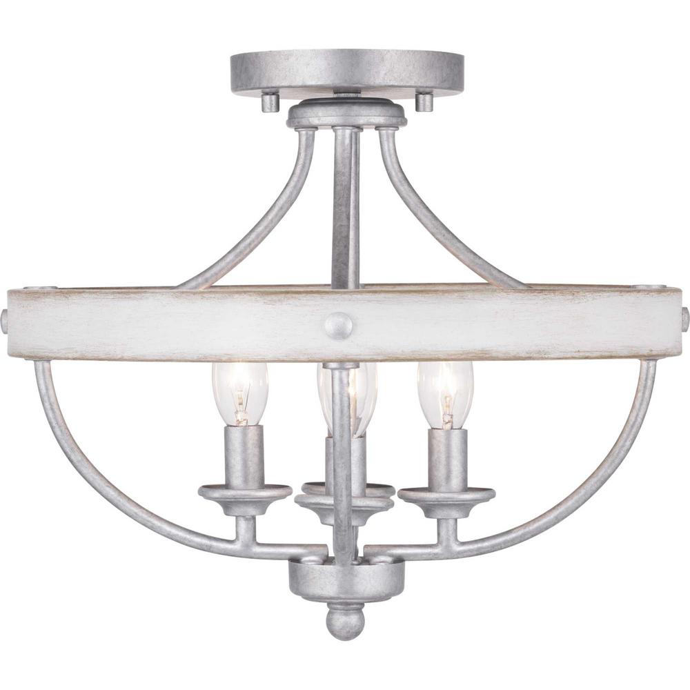 Progress Lighting Gulliver Collection 4 Light Galvanized Semi