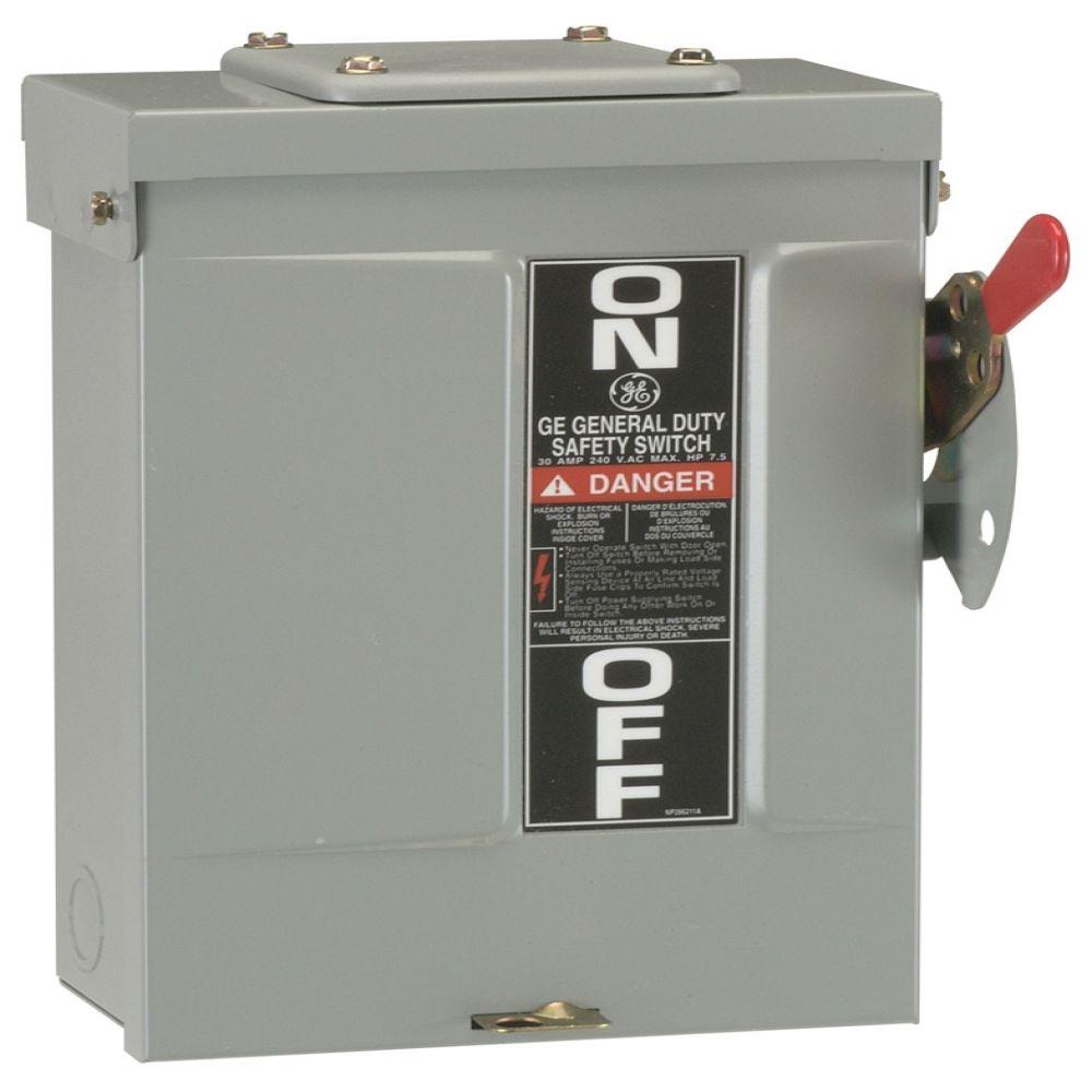 electric box disconnect with fuses wiring diagram now Pressure Switch Wiring Diagram ge 30 amp 120 240 volt 240 watt fused ac disconnect tf30rcp the fuse box for