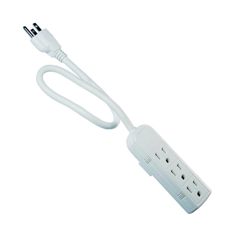 1.5 ft. 3Outlet Mini Power StripYLPT1 The Home Depot