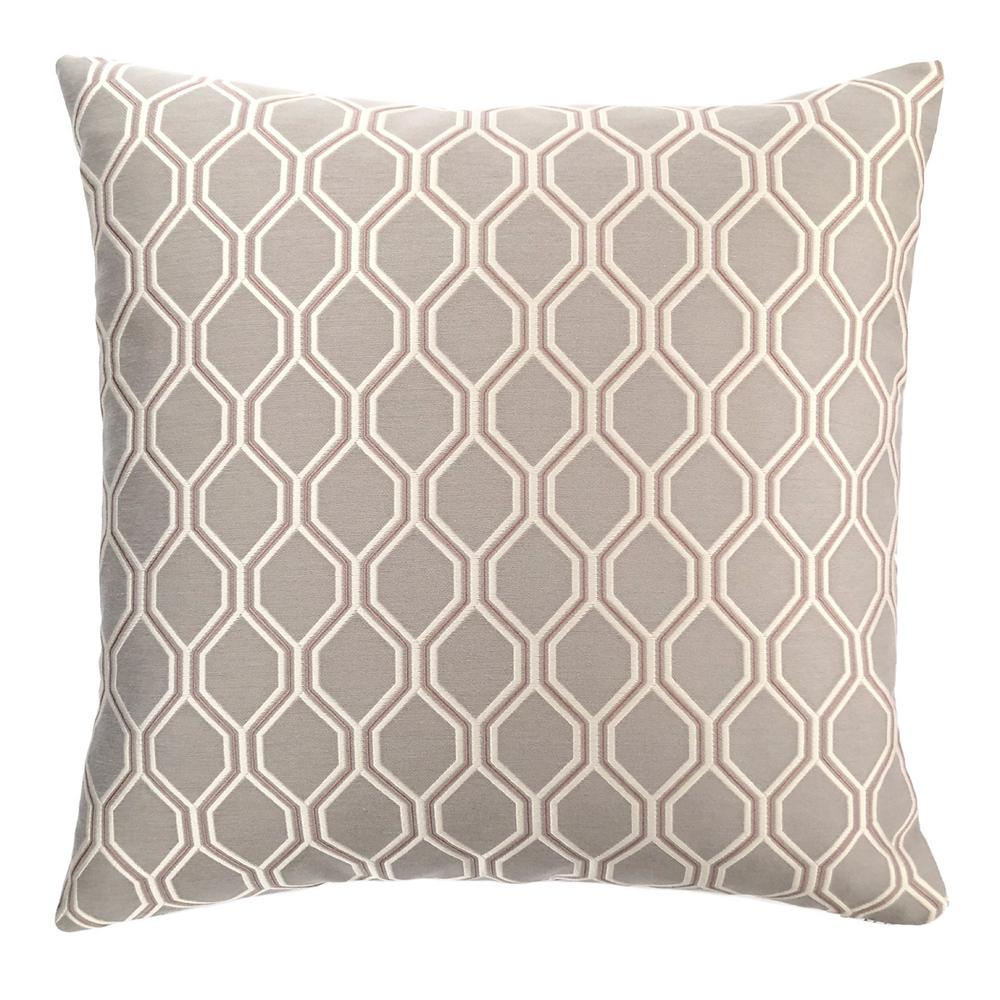 Armen Living Aria Dove Geometric Down 7 In X 20 In Throw Pillow