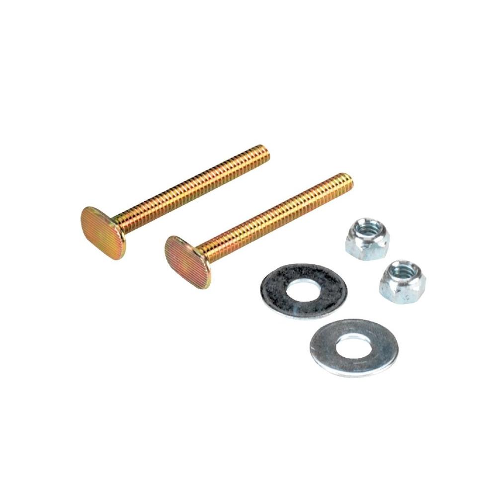 QEP Toilet Bowl Bolt Kit with 1/4 in. x 21/4 in. Bolts, Nuts and