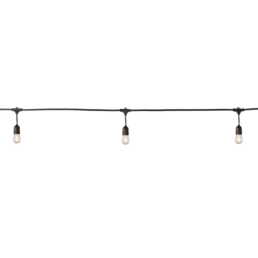 Hampton Bay 48 ft. 24-Socket Filament LED String Light Set by Hampton Bay