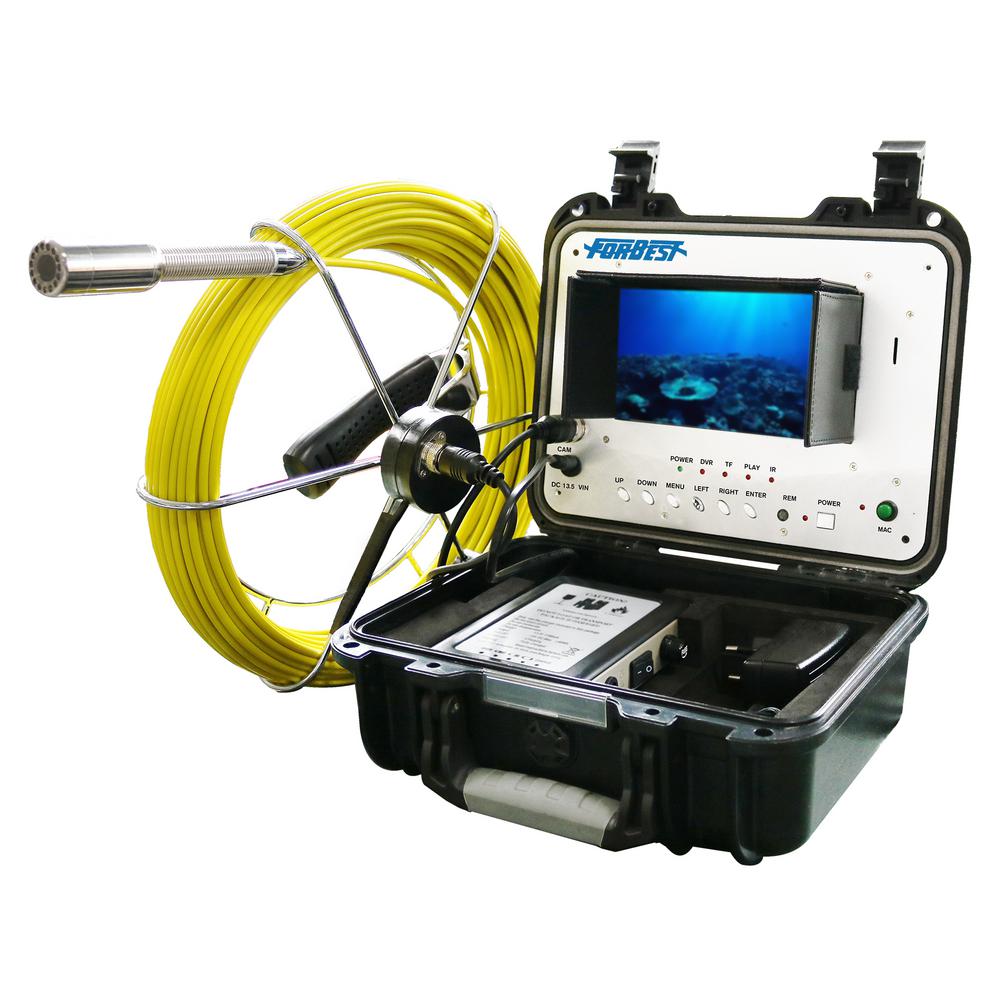 FORBEST Portable 65 ft. Color Sewer/Drain/Pipe Inspection CameraFBPIC3188SD65 The Home Depot