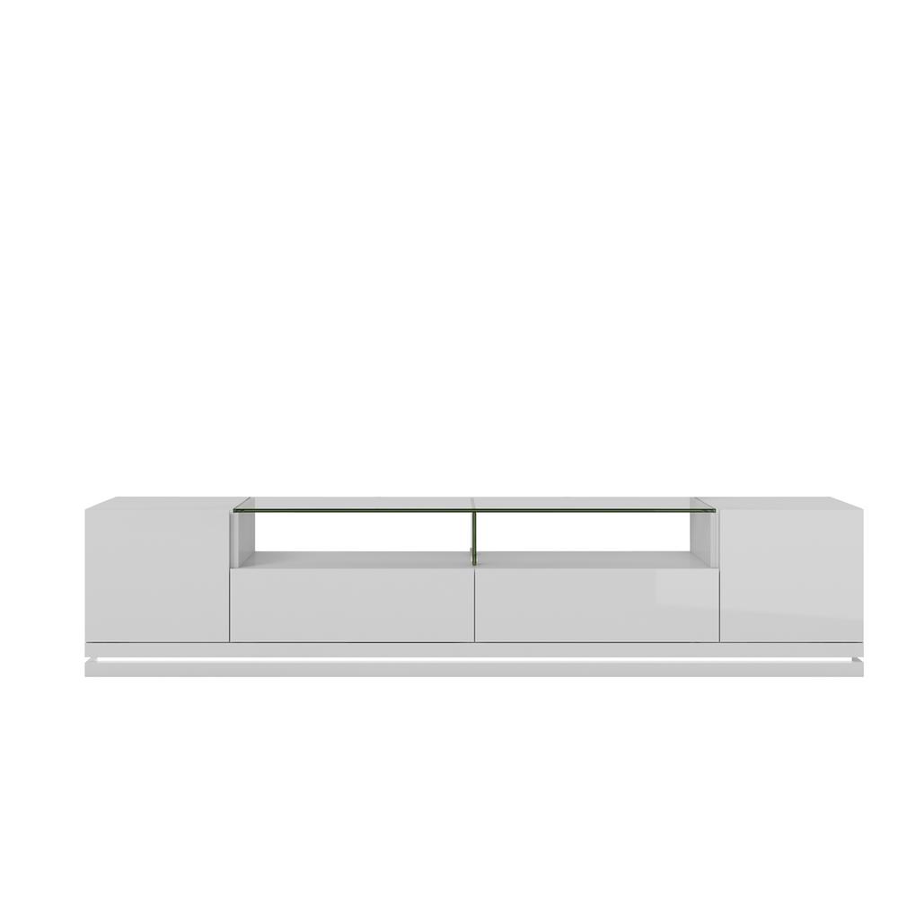 Manhattan Comfort Vanderbilt White Gloss Entertainment