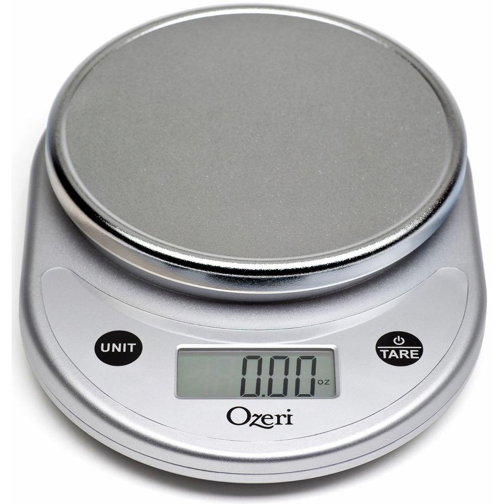 Ozeri To Digital Multifunction Kitchen And Food Scale In Elegant Ozeri To Digital Multifunction Kitchen And Food Scale In Elegant Silver