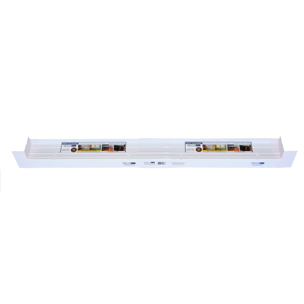 SureSill 49/16 in. x 78 in. White PVC Sloped Sill Pan for
