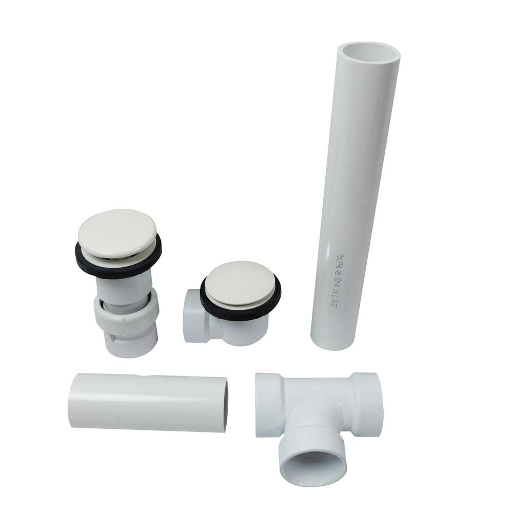 Design House PVC RoughIn Bath Drain Kit with Overflow522458 The