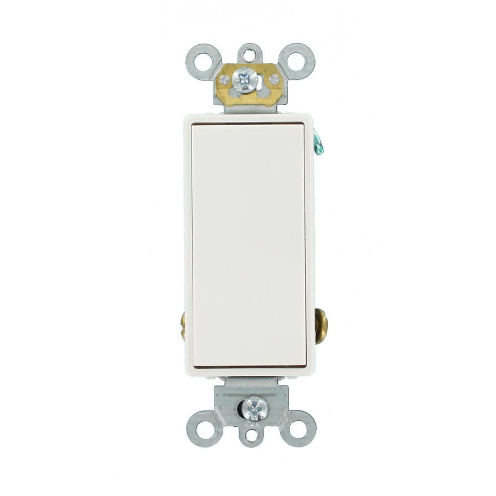 Leviton 15 Amp Decora Plus Commercial Grade Single Pole Double-Throw ...