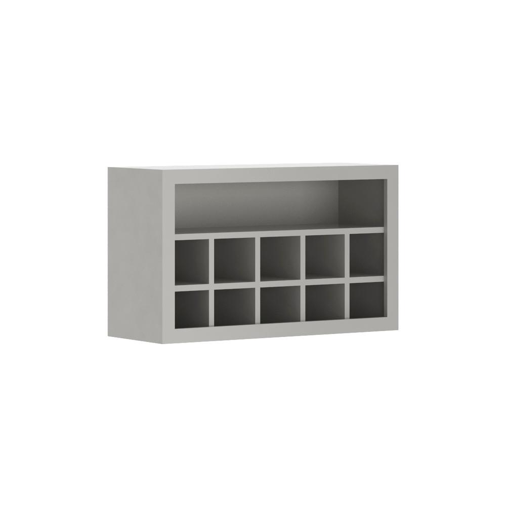 Hampton Bay Shaker Assembled 30x18x12 In Flex Wall Cabinet In