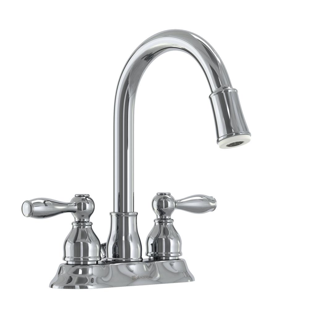 3 Chrome Led Lighted Bathroom Sink Faucets Bathroom