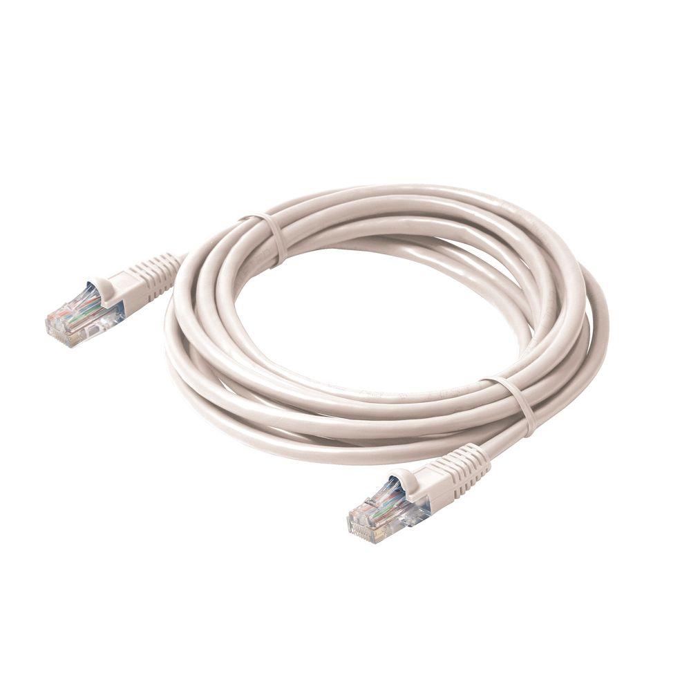 Steren 7 Ft. Molded Cat5E UTP Patch Cord - White-ST-308-607WH - The ...