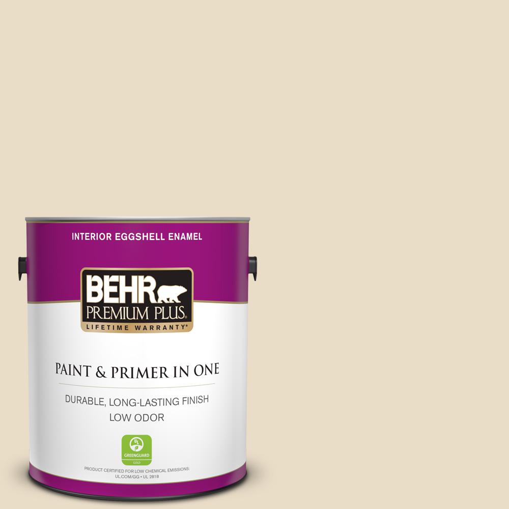 Behr Premium Plus 1 Gal 22 Navajo White Eggshell Enamel Low Odor Behr Premium Plus 1 Gal 22 Navajo White Eggshell Enamel Low Odor Interior Paint