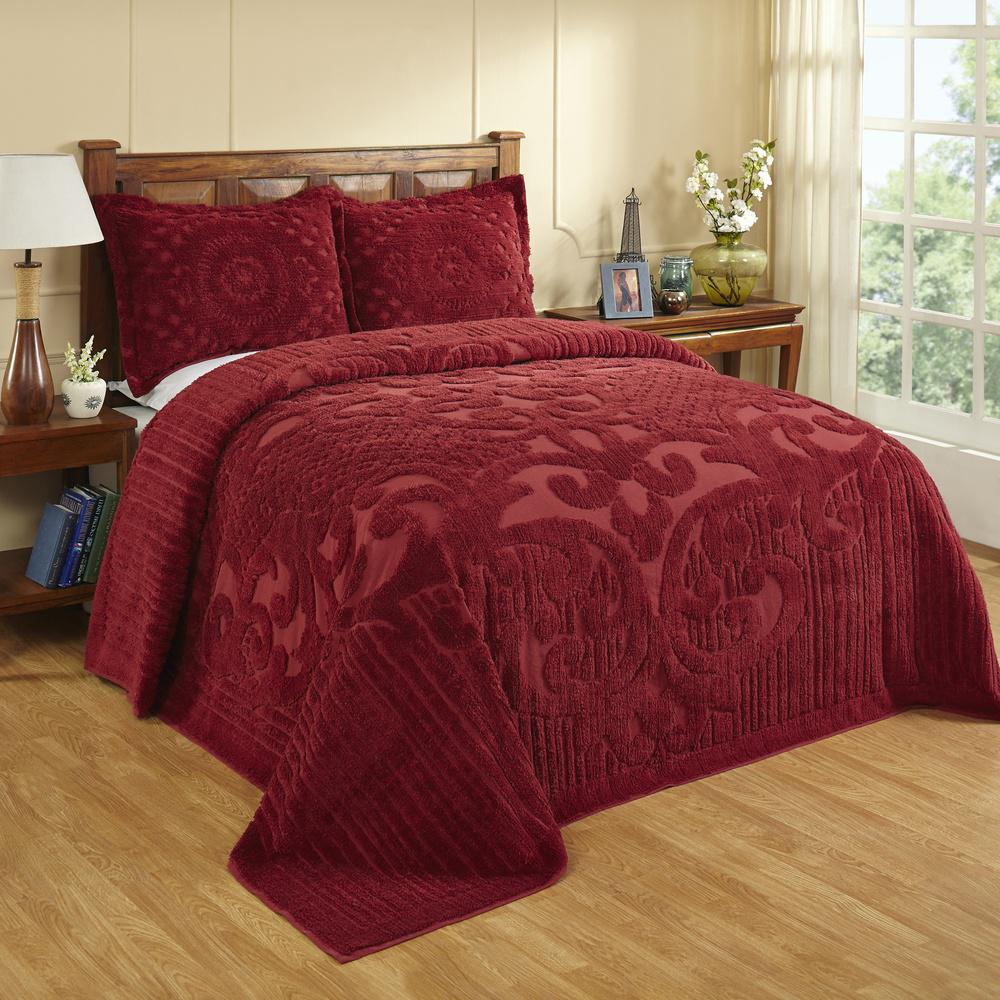 Better Trends Ashton 1 Piece Burdy Full Bedspread Ss Bsasdobu Better Trends Ashton 1 Piece Burdy Full Bedspread