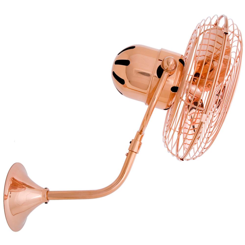 Radionic Hi Tech Ralston 13 in. 3Blade Polished Copper Ceiling FanMF