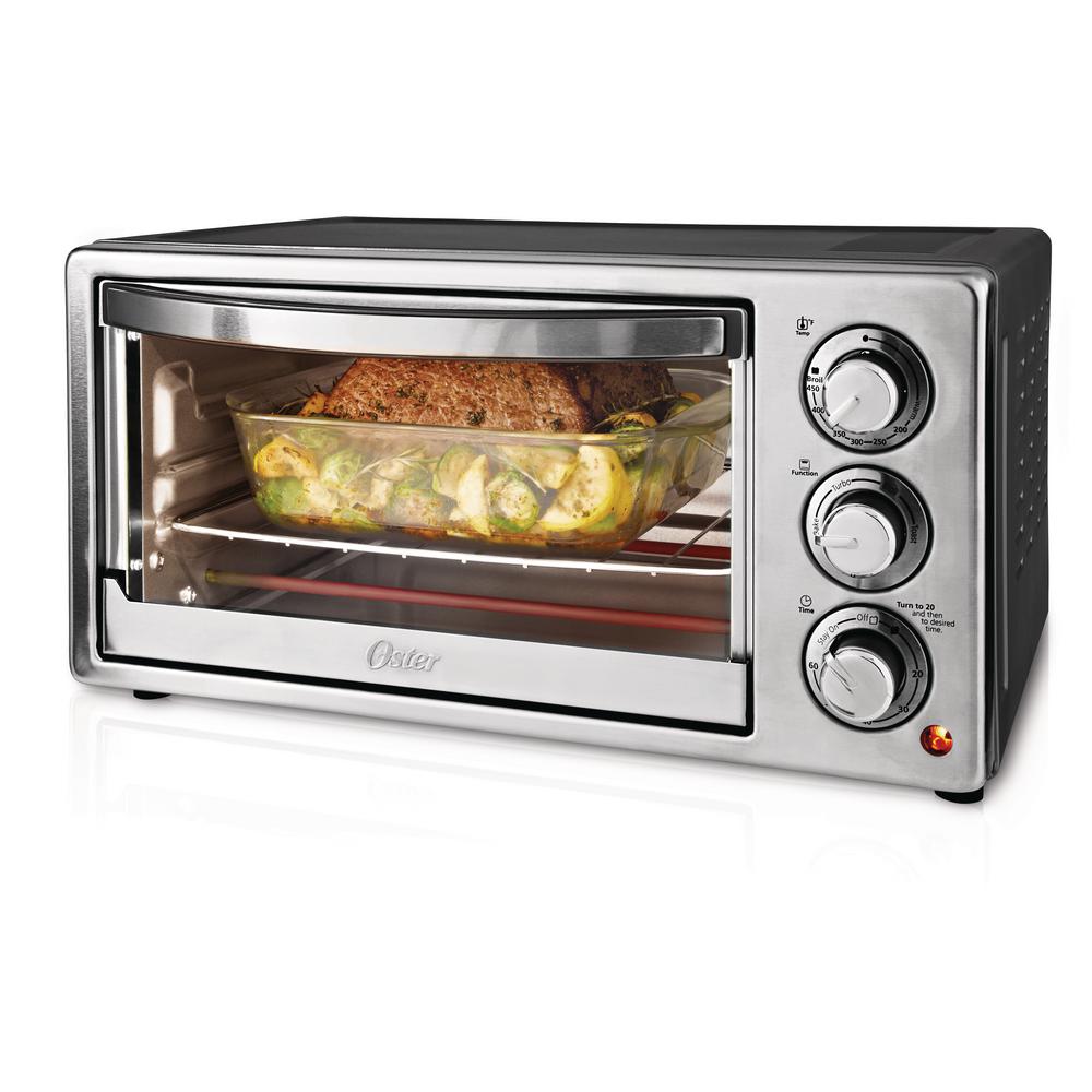Oster 6-Slice Stainless Steel Convection Toaster Oven-TSSTTVF817 - The Oster Stainless Steel Toaster Oven