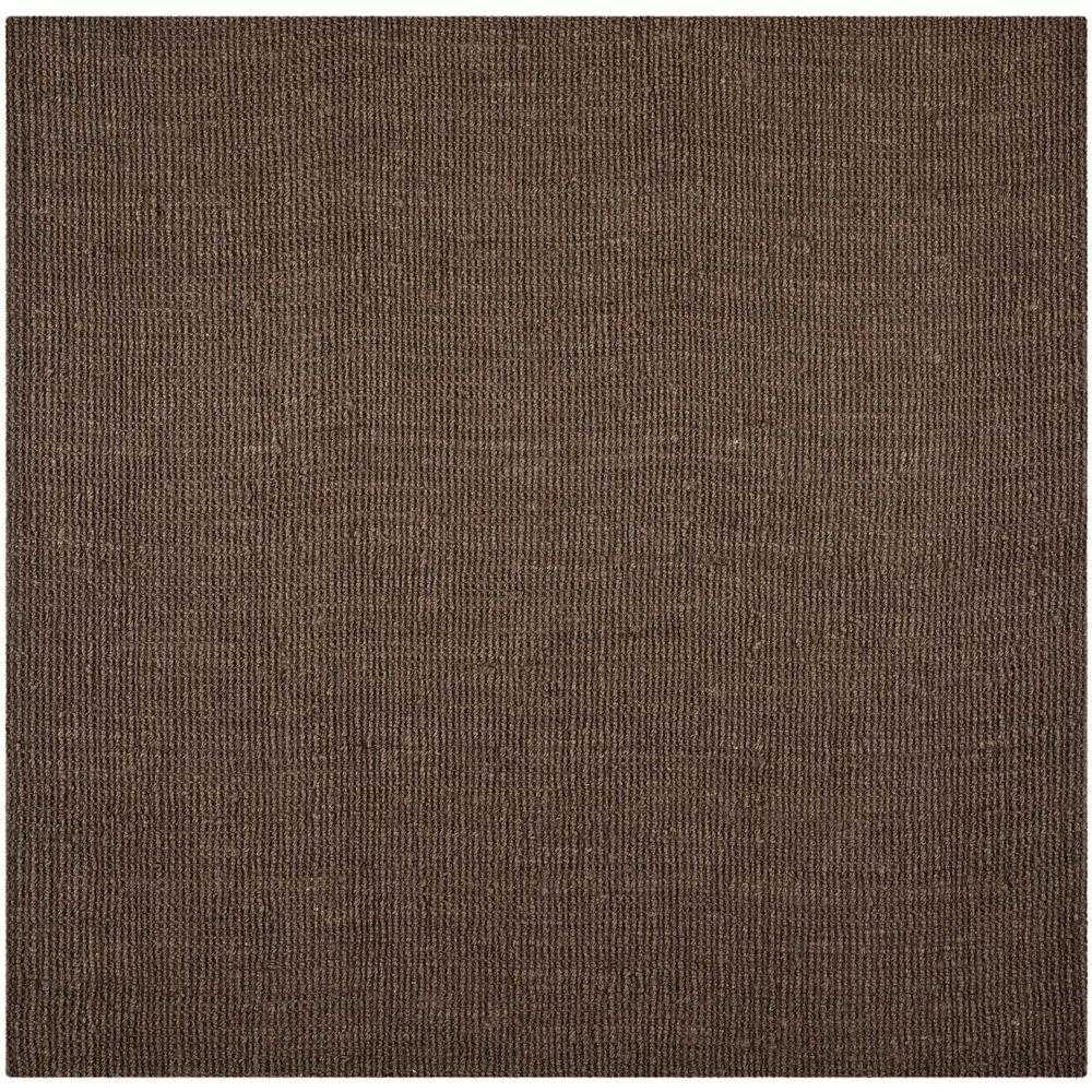 Safavieh Natural Fiber Brown 6 ft. x 6 ft. Square Area RugNF447D6SQ The Home Depot