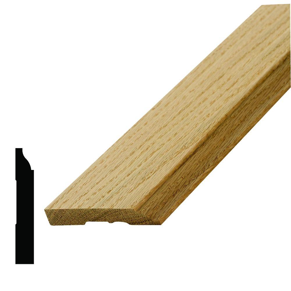oak moulding base alexandria wm mdf wood depot colonial millwork baseboard primed lwm ft homedepot