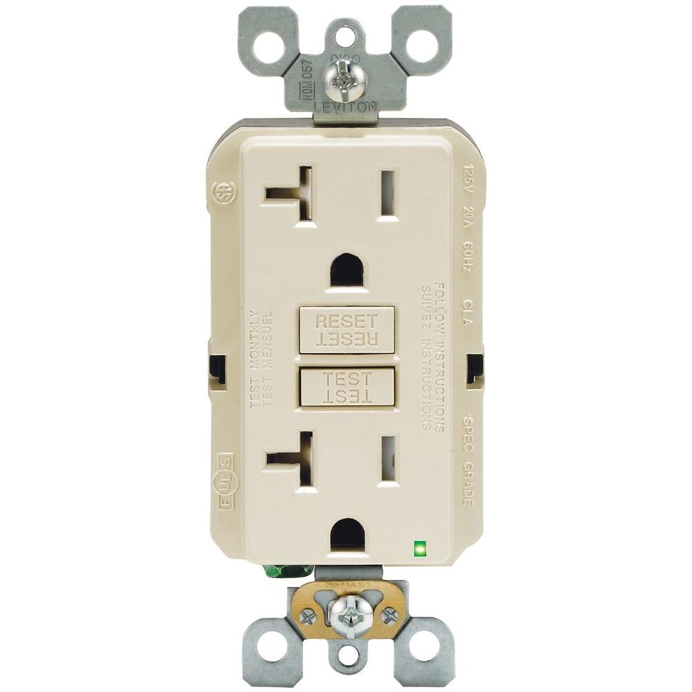 20A GFCI Receptacle Outlet Tamper Resistant IVORY  UL Listed GFI 24Pack