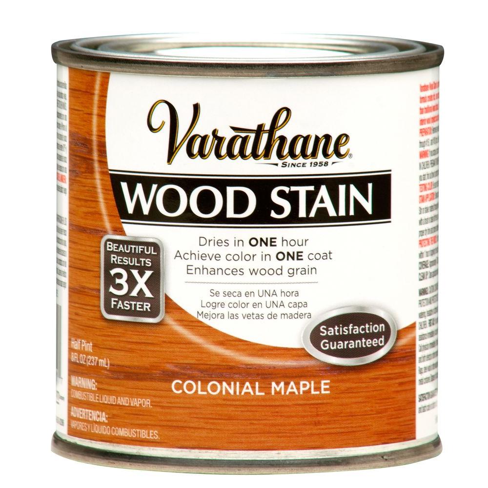 Varathane 8 oz. Colonial Maple Premium Fast Dry Interior Wood Stain (4