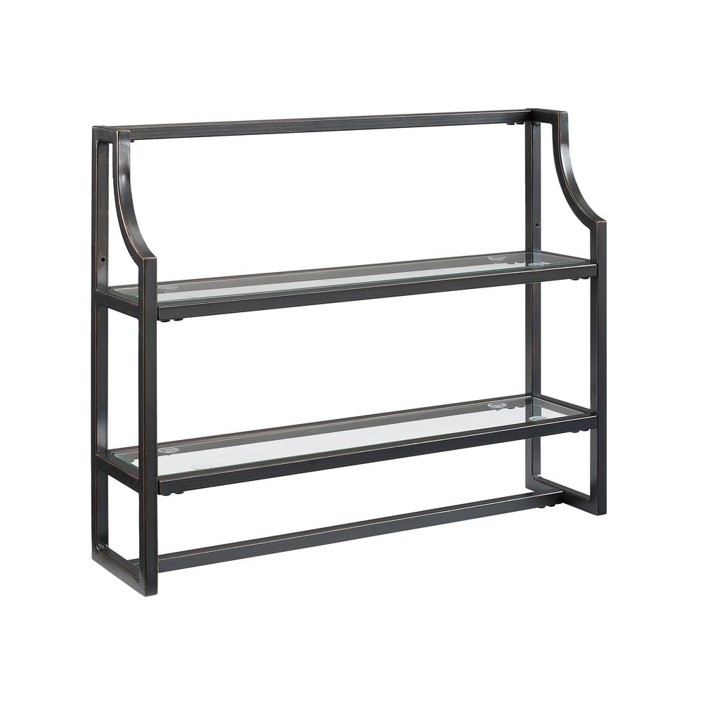Crosley Furniture Aimee 24 In Wall Shelf Soft Gold Cf6204 Gl Wall Shelf In Soft Gold Cf6204 Gl