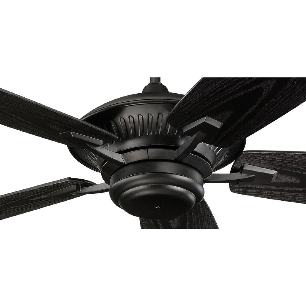 Monte Carlo Cyclone 60 In Indoor Outdoor Matte Black Ceiling Fan