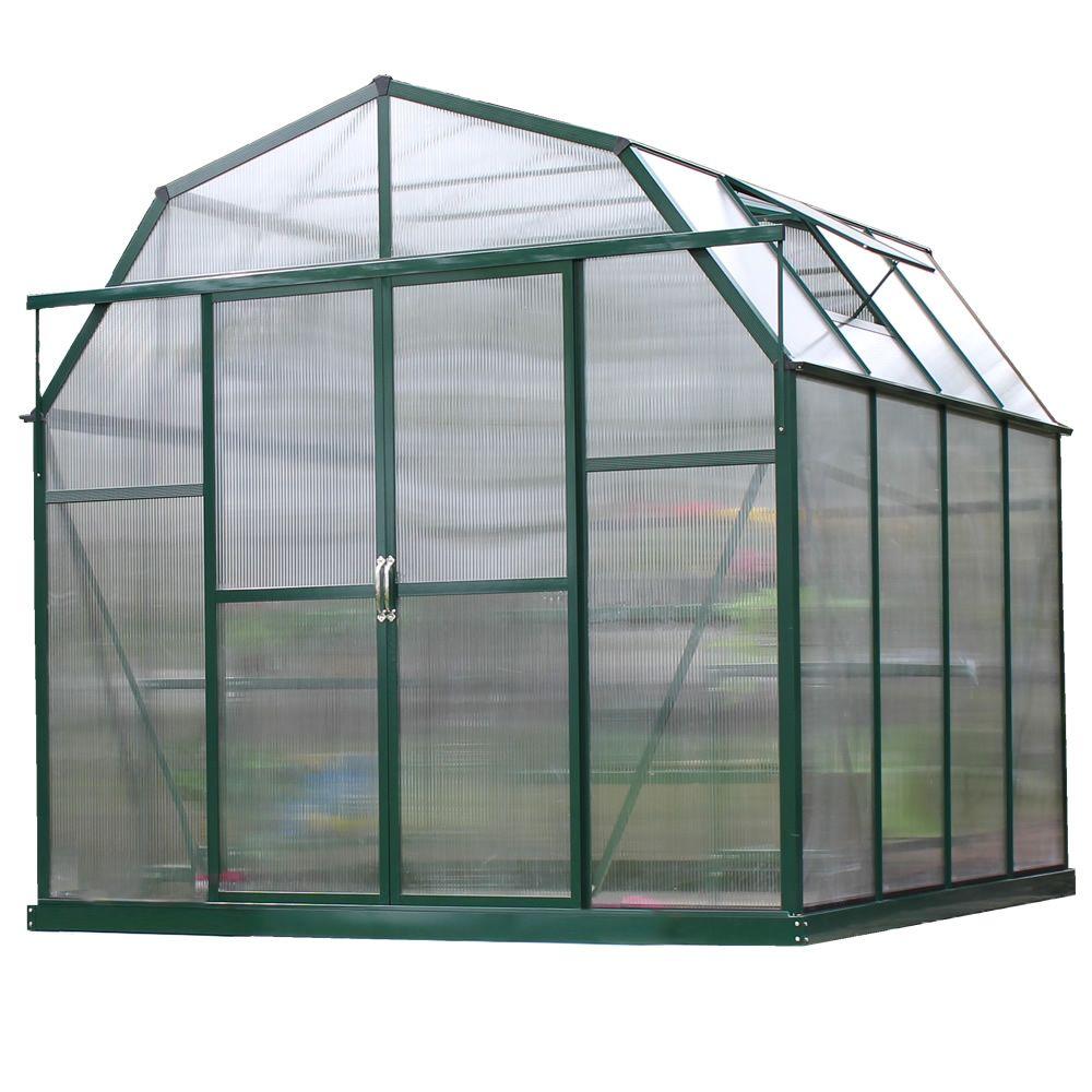 Grandio Elite 8x8 Greenhouse Kit 10mm Twin Wall Polycarbonate