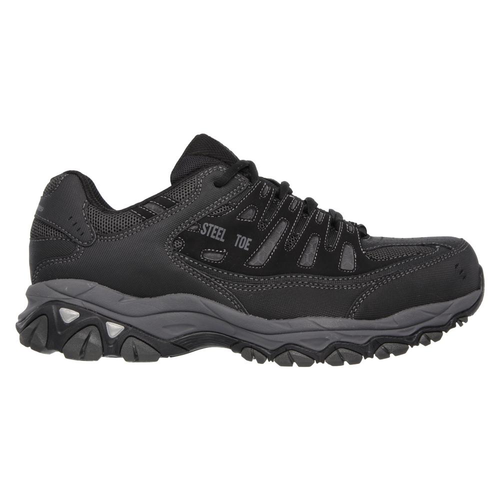 skechers steel toe slip on