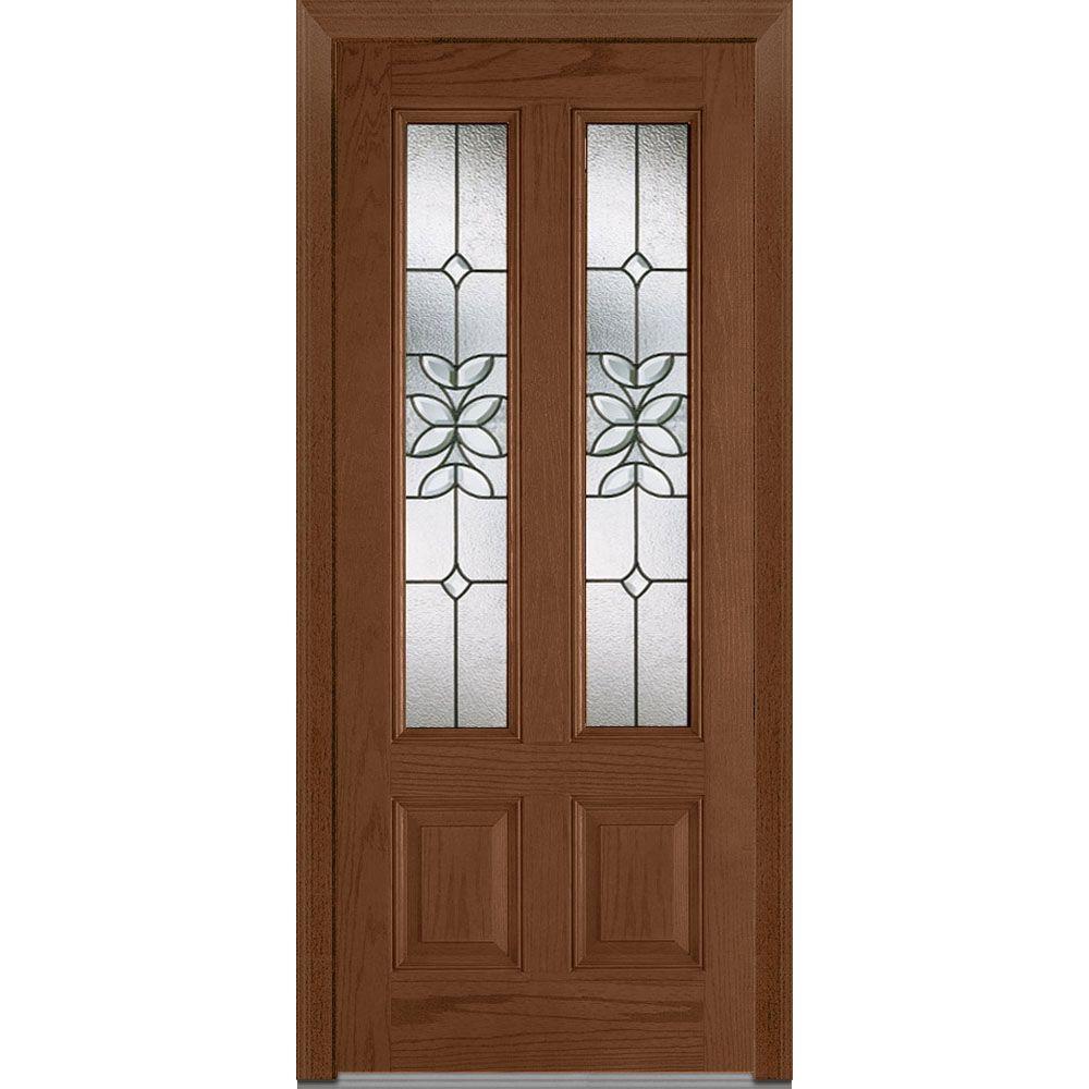 Mmi Door 36 In X 80 Cadence Left Hand Inswing 2 Lite Decorative Mmi Door 36 In X 80 Cadence Left Hand Inswing 2