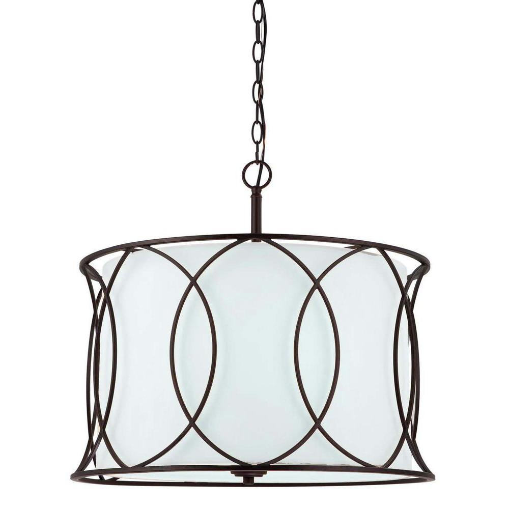 CANARM Monica 3-Light Oil Rubbed Bronze Chandelier-ICH320A03ORB20 ...