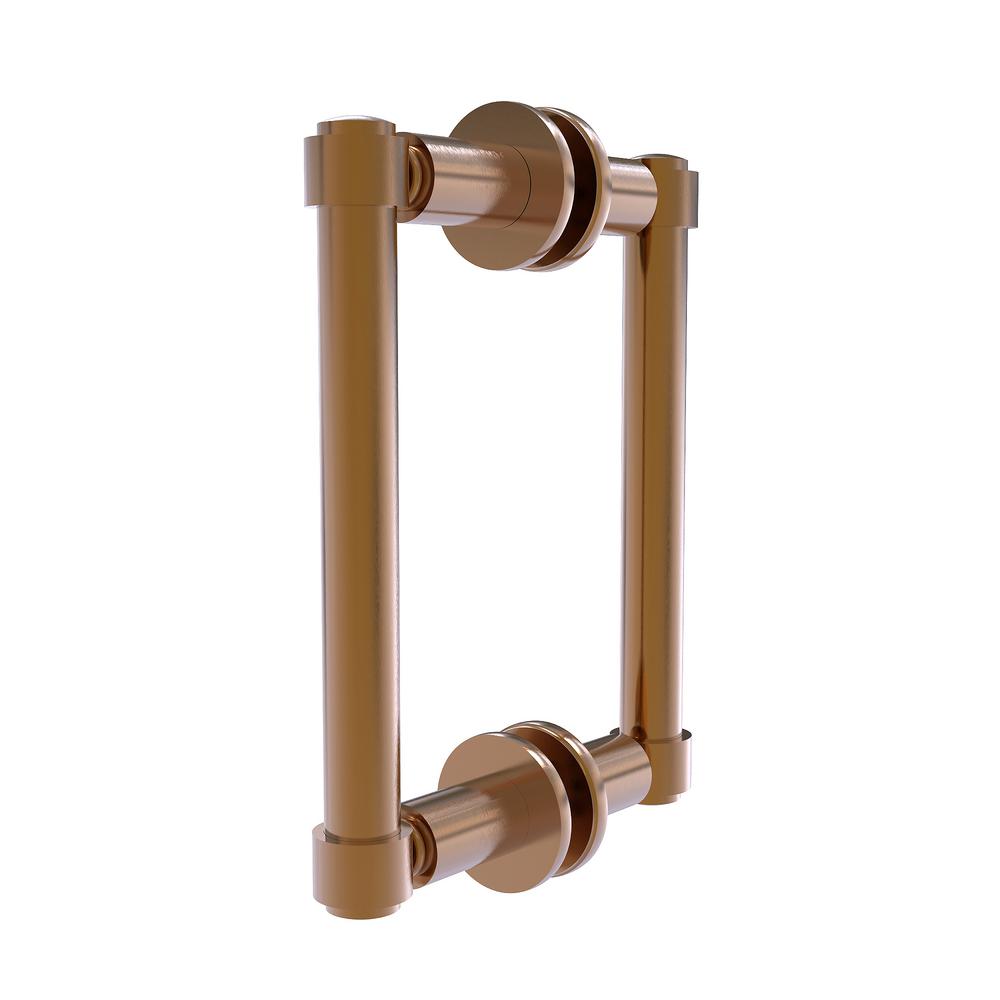 Allied Brass Contemporary 6 in. Back to Back Shower Door Pull in Brushed Bronze4056BBBBR